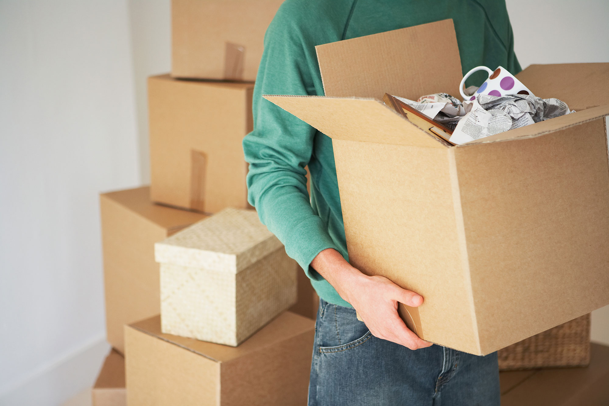 Man holding a box